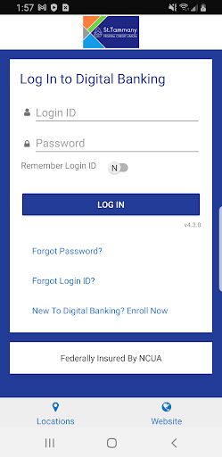 Android application STFCU Mobile Banking screenshort