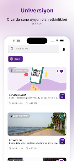 Android application Universiyon screenshort