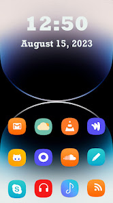 Imágen 3 iphone 14 Pro Theme / Launcher android