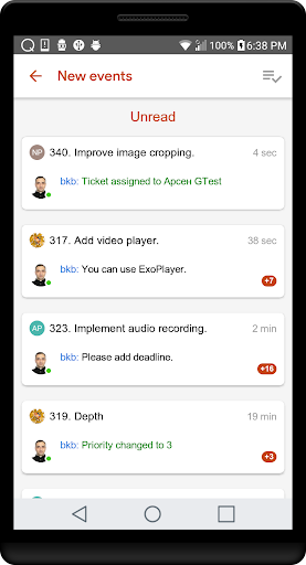 Quwi. Project manager Screen 3