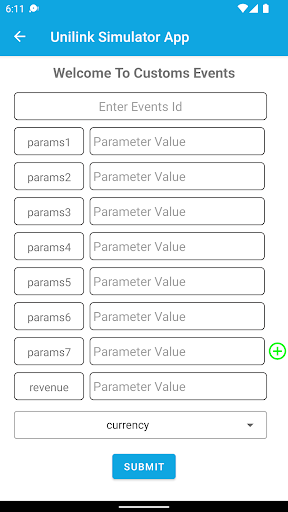 Simulator App Screen 2