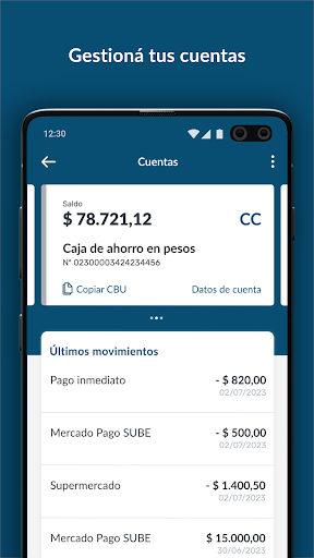 Android application Meridian screenshort