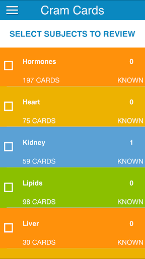 Android application MCAT Biology screenshort