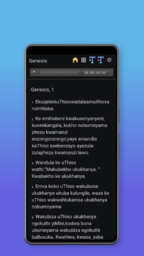 Xhosa Bible + Audio Screen 2