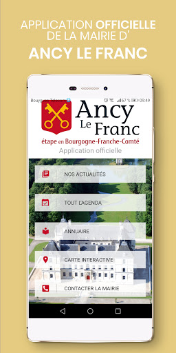 Android application Ancy Le Franc screenshort
