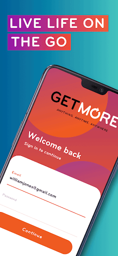 GetMore 24/7 Screen 2