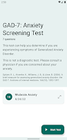 screenshot of Anxiety Test