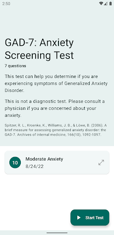 Anxiety Testのおすすめ画像1