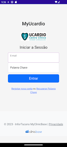 Android application MyUcardio screenshort