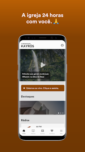 Android application Comunidade Kayrós screenshort