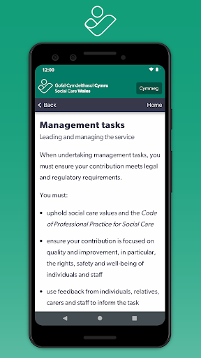 The Social Care Manager Screen 3