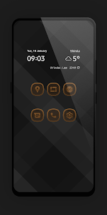 Matte Glass Brown Icon Pack
