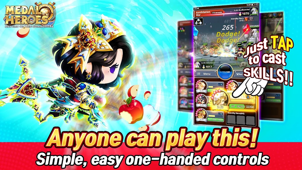 Medal Heroes : Return of the Summoners 3.5.9 APK + Mod (Unlimited money) untuk android