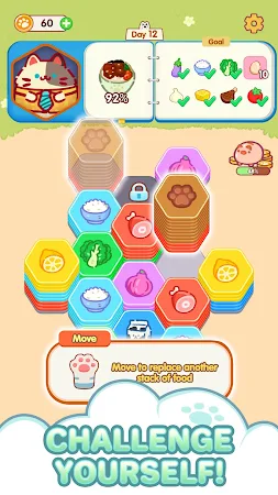 Game screenshot Hexa Food Sort - Sorting Games hack