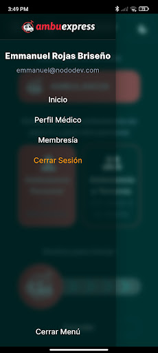 Ambuexpress Screen 2