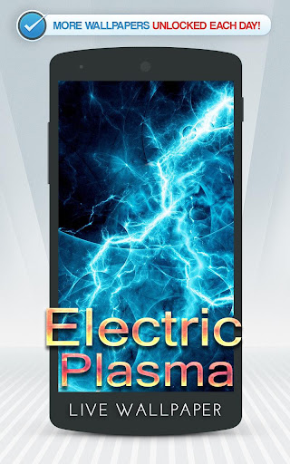 Android application Electric Plasma Live Wallpaper screenshort