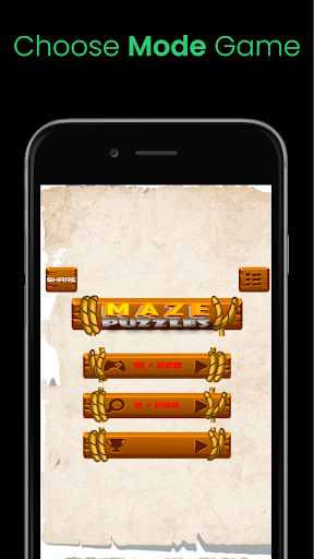 Android application Maze Puzzles - Classic 2D screenshort
