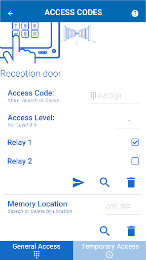 Videx SMS Wizard Screen 3