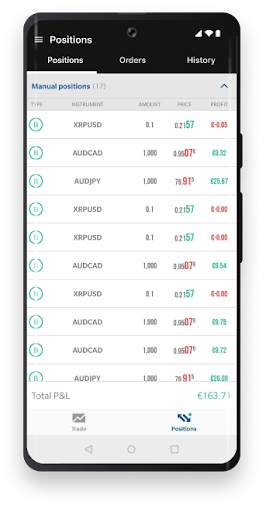 Android application XpoMarkets screenshort
