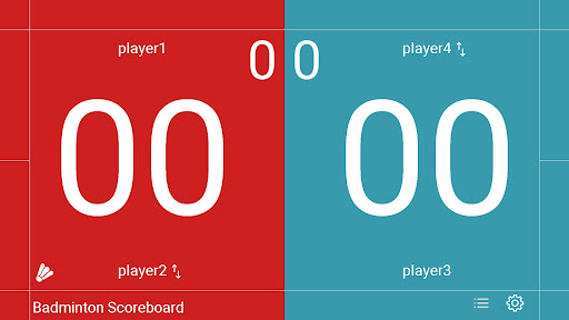 Badminton Scoreboard Screen 3