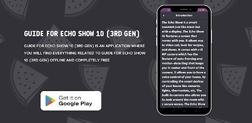 Android application Echo Show 10 (3rd Gen) Guide screenshort
