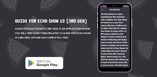 Echo Show 10 (3rd Gen) Guide