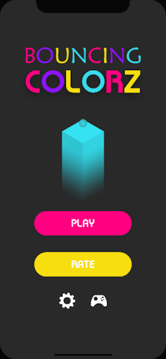 Android application BouncingColorz screenshort