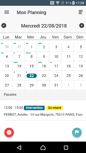 Ximi mobile intervenant Screen 2