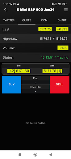 iBroker Screen 2