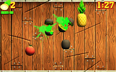 screenshot of Fruity Slicer