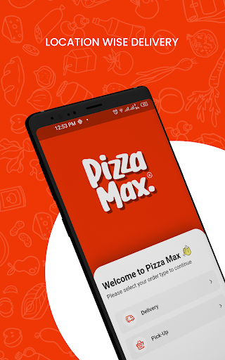 Android application Pizza Max screenshort