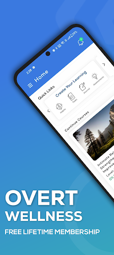 Android application Overt: Coaching & Therapy screenshort