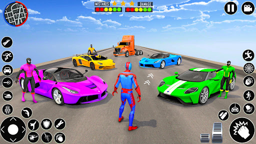 Jogo de acrobacias carros GT screenshot 2