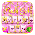 Cover Image of Download Pink Gold GO Keyboard Theme 4.5 APK