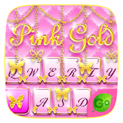 Pink Gold GO Keyboard Theme 4.2 Icon