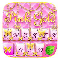 Pink Gold GO Keyboard Theme