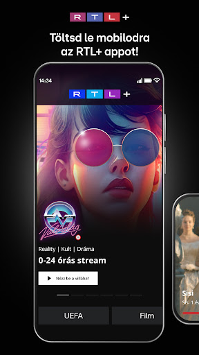 Android application RTL+ Magyarország screenshort