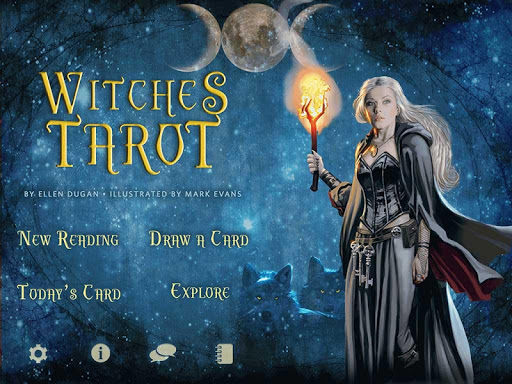 Screenshot of Witches Tarot