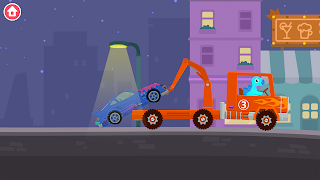 Dinosaur Rescue Truck Games - Screenshot 2