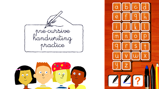 Android application Pre-Cursive Writing Practice screenshort