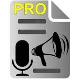 Voice to Text Text to Voice PRO icon