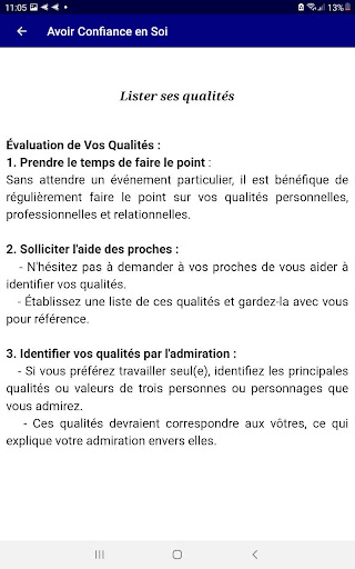 Aperçu de l'application