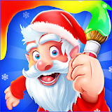 Christmas Paint Magic : Coloring book icon