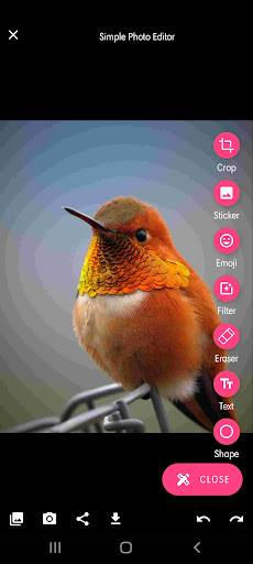 Android application Simple Photo Editor screenshort