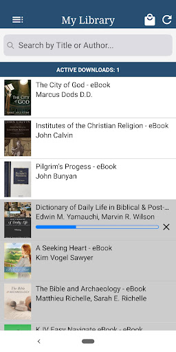 Android application Christianbook Reader screenshort