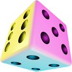 Dice Roller 3D - Toss & Throw Realistic Die Red Apk