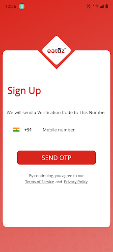 Eatoz Food Delivery Screen 2