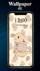 Cute Rabbit 4K Wallpaper 2023
