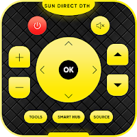 Remote Control For Sun Direct DTH
