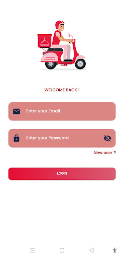 Sciflare Food Delivery Screen 2